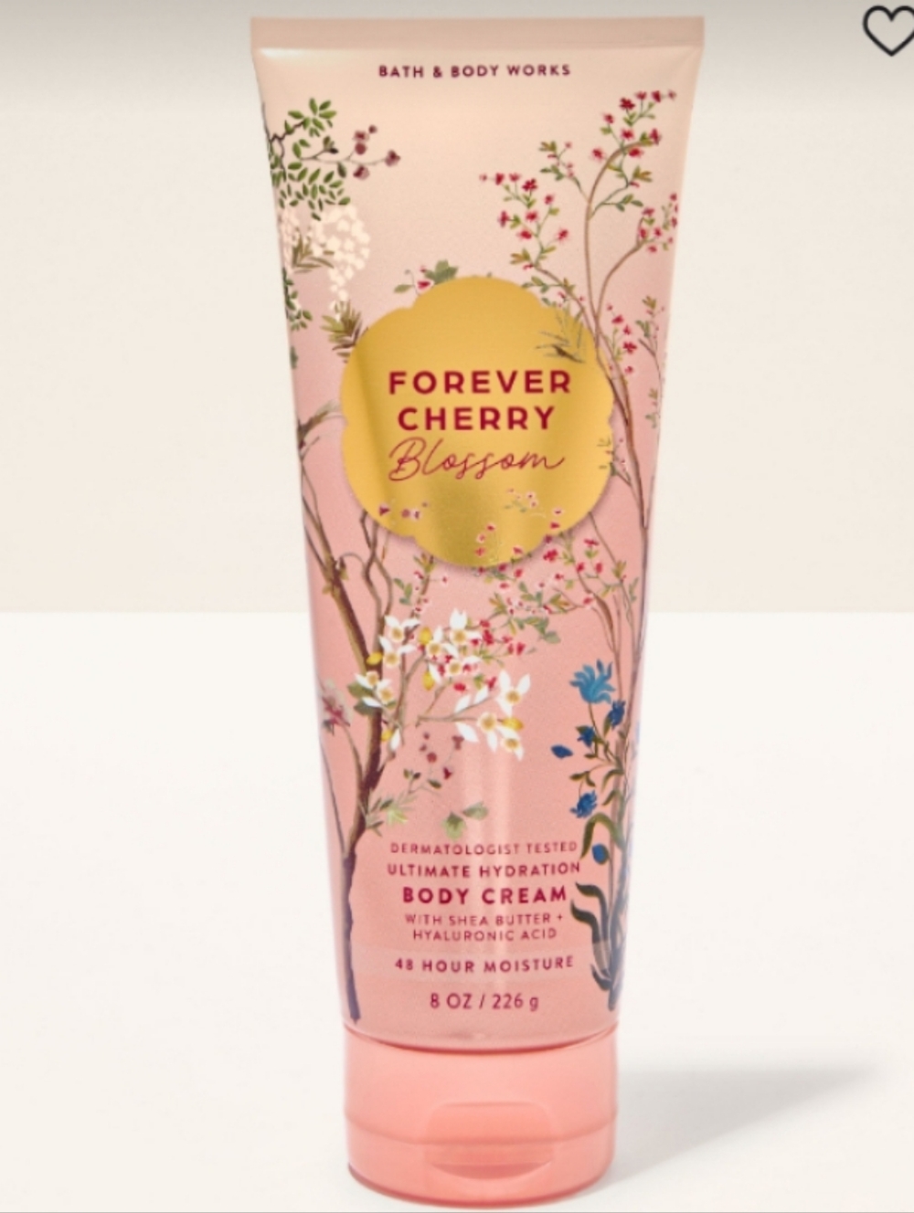 Bath & Body Works Forever Cherry Blossom Pink Body Cream